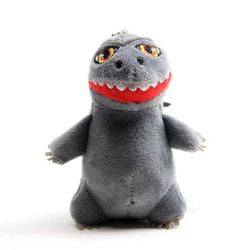 q版哥斯拉公仔恐龙小怪兽毛绒玩具卡通动漫怪兽之王玩偶布娃娃2色