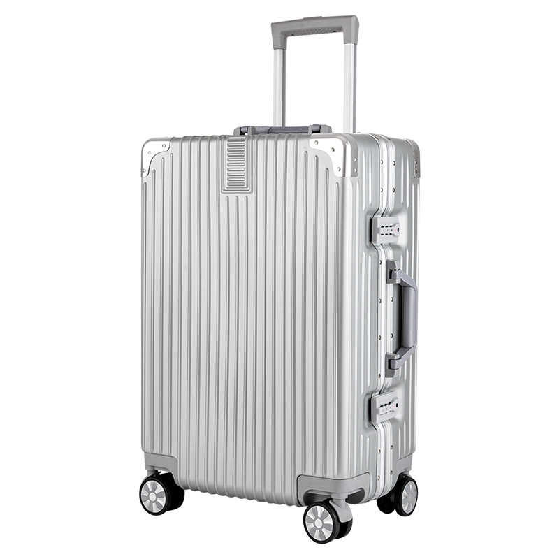 Aluminium Frame Luggage Universal Wheel Suitcase Large Capacity Internet Celebrity Ins Luggage Student Password Suitcase Men and Women Same Style