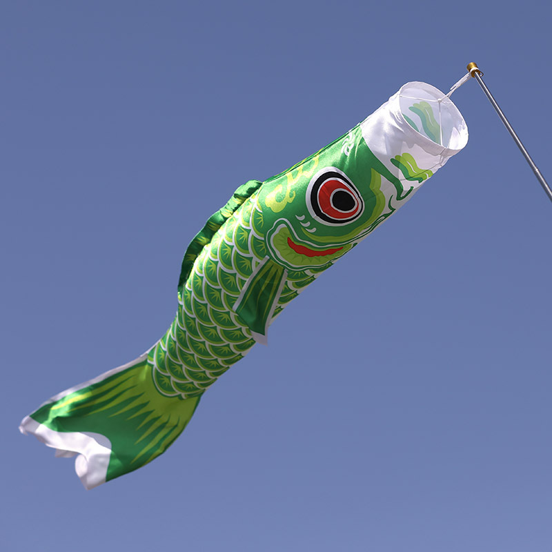 大号鲤鱼旗日本鱼旗日本鲤鱼旗鲤鱼幡日式鲤鱼旗导游旗端午节装饰