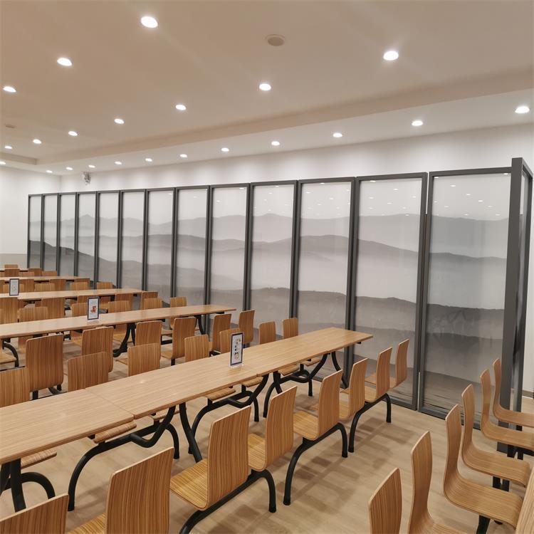 厂家供应 简约时尚屏风玻璃 隔断玻璃 夹山水画玻璃 支持定做加工