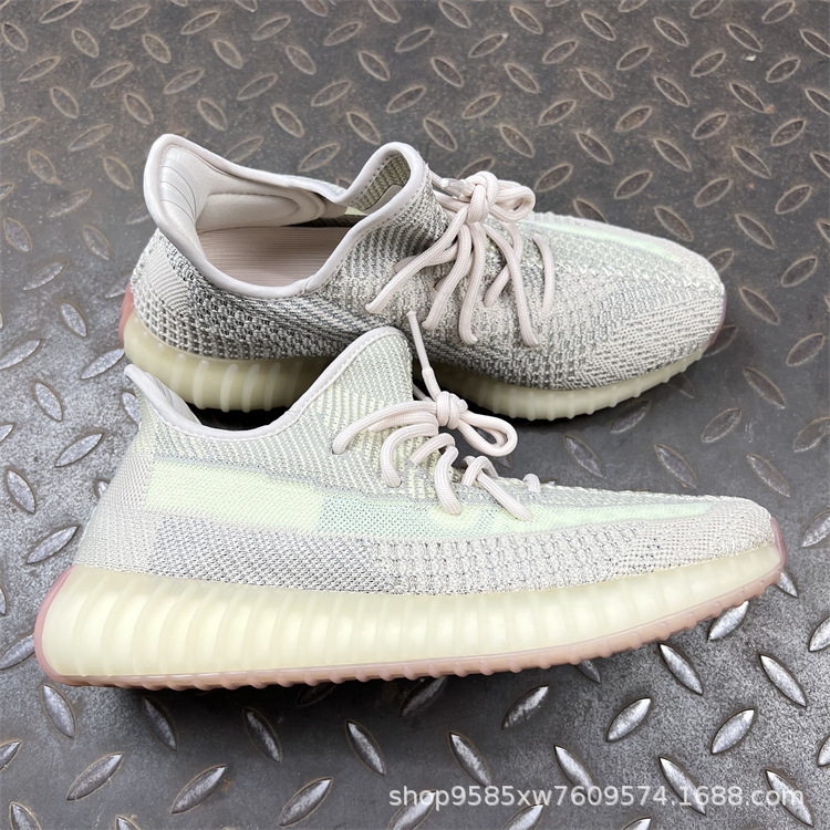 纯原真爆yeezy椰子350v2天鹅白黄满天星运动休闲跑步百搭男女鞋