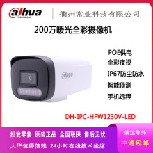 大华200万POE供电暖光全彩网络监控摄像头 DH-IPC-HFW1230V-LED