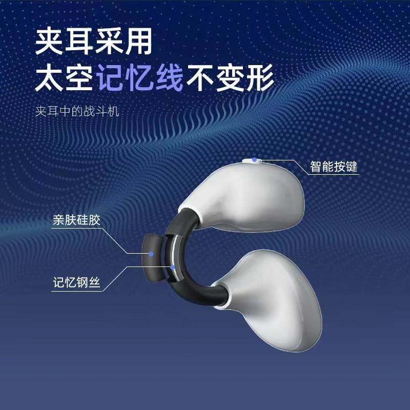 2023 New Hot New Real Wireless Bluetooth Headset High Sound Quality Ultra-Long Life Battery Men's and Women's Same Noise Reduction in-Ear