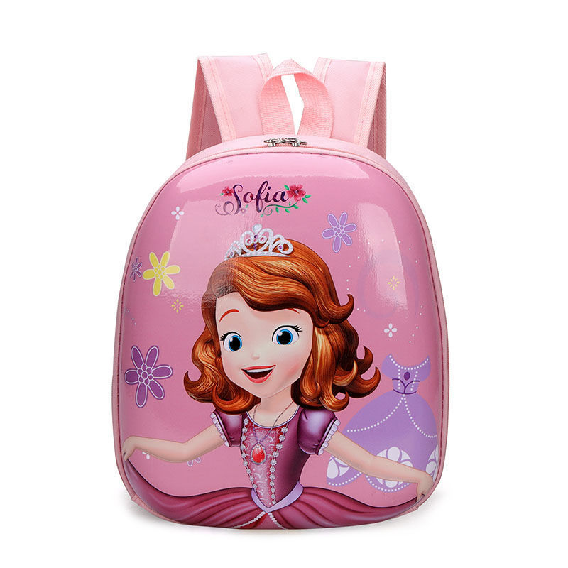 New Frozen Small Bookbag Children's Backpack Cute Baby Kindergarten Backpack Boys and Girls Cartoon Eggshell Bag