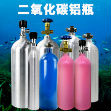 二氧化碳铝瓶钢瓶鱼缸水草瓶co2小气瓶充气球气罐1L2L4升便携高压