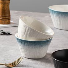 饭碗家用新款米饭碗高颜值陶瓷面碗简约北欧创意餐具甜点碗沙拉碗