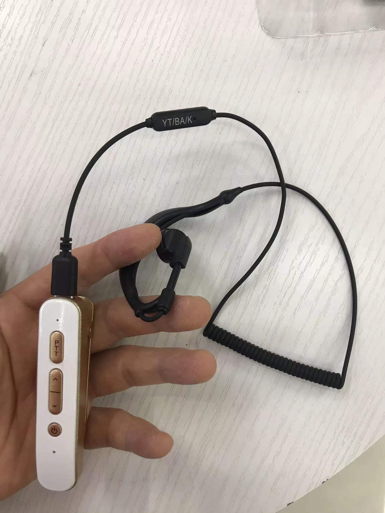 迷你对讲小机小型微型蓝牙耳机户外餐厅酒店美容院无线耳麦对讲机