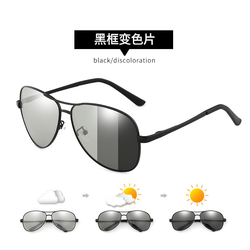 Little Red Book Tiktok Live Broadcast Same Classic Retro Square Metal Sunglasses Driving Fishing Uv-Proof Sunglasses