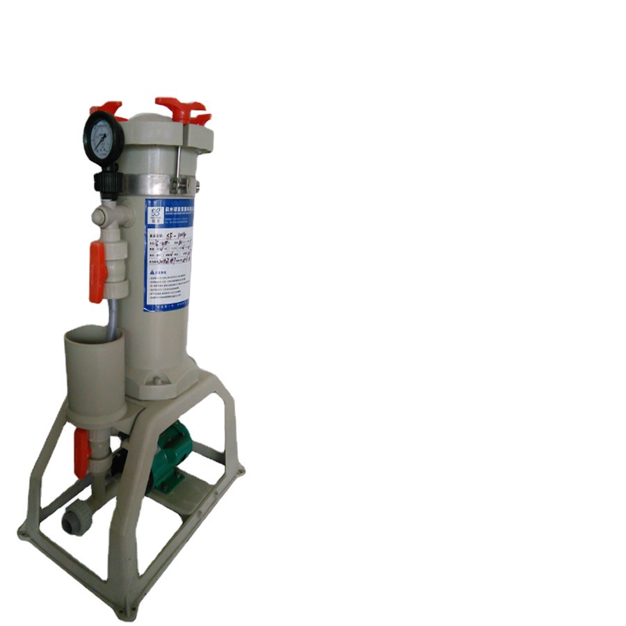 化学药水电镀过滤机工业污水过滤机小型精密过滤机电镀过滤泵