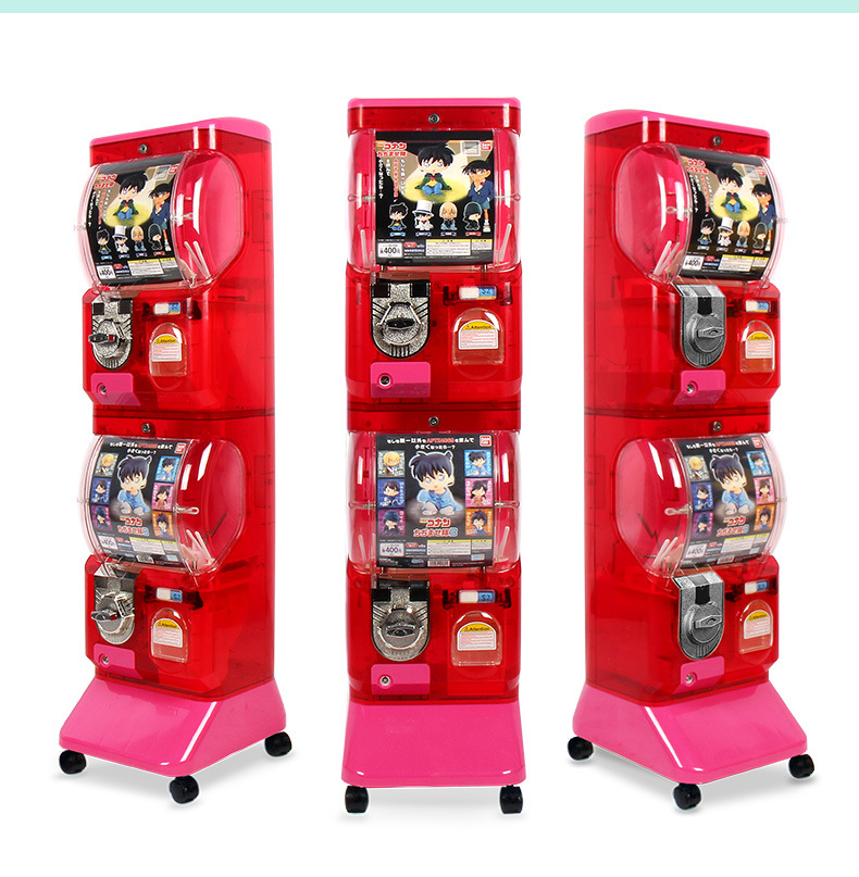 透明扭蛋机投币电玩城设备商用一元扭扭蛋超市游戏机多种币种配件