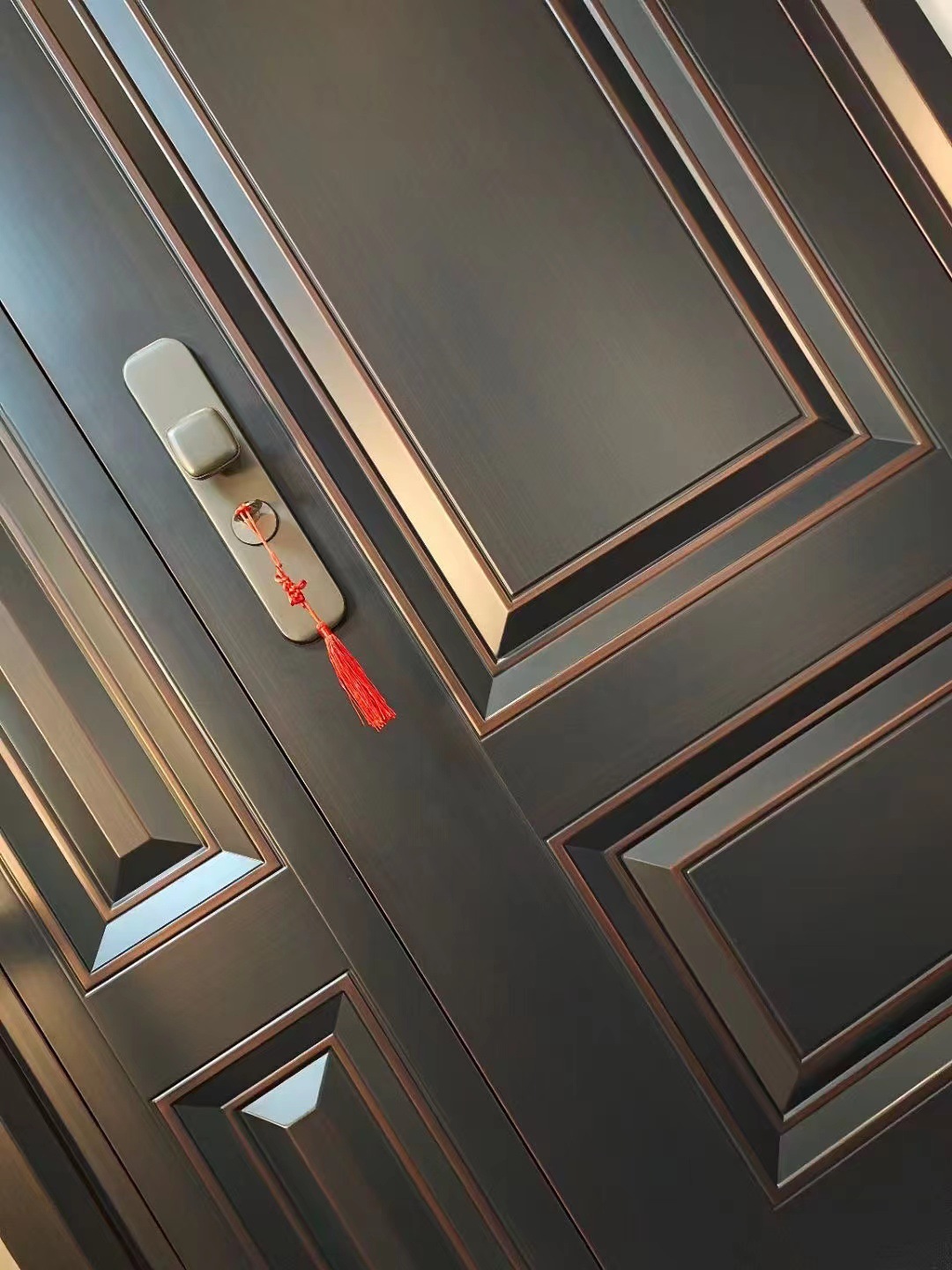 高门头户外防晒仿铜门甲级防盗门安全进户入户门室外大门厂家直销