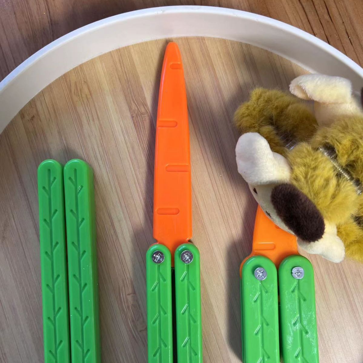 萝卜刀蝴蝶刀模型新玩具呆萌小玩具网红折叠刀-阿里巴巴