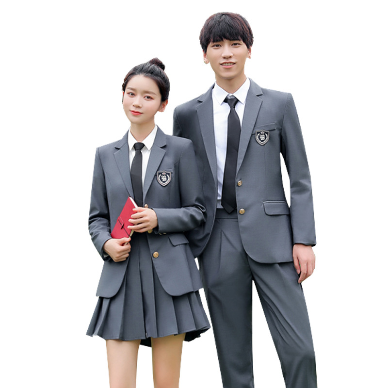 幼师工服班服西装春秋冬季高中学生男女校服套装幼儿园教师服园服