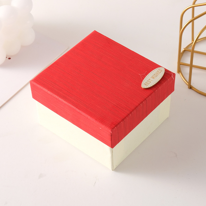 Square Watch Box Accessories Jewellery Storage Packaging Box Ring Box Festival Bracelet Box in Stock Wholesale