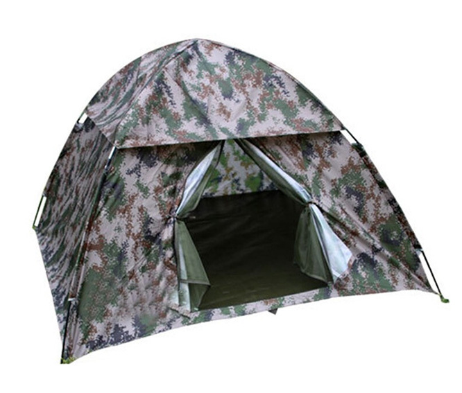 单兵帐篷数码迷彩帐篷便携手动帐篷数码迷彩2*2*1.35m