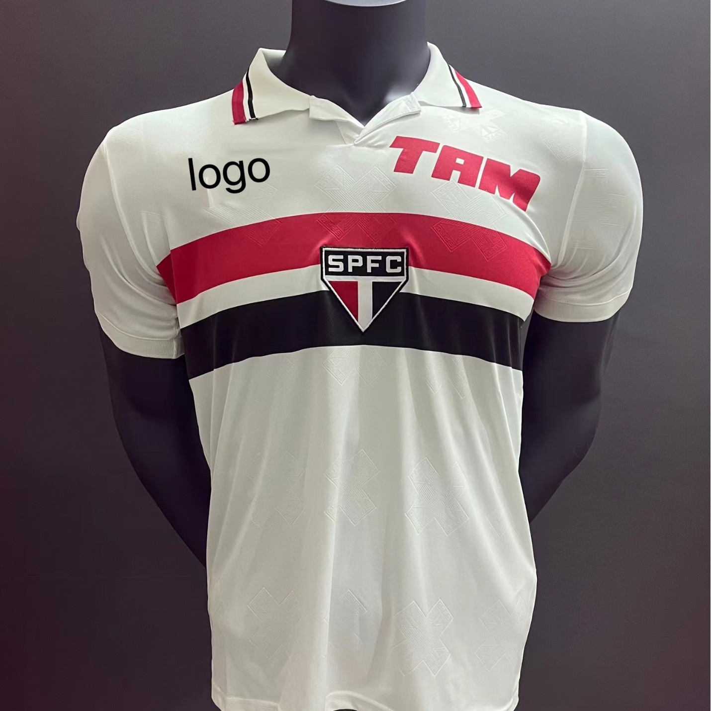 93-94巴甲圣保罗复古球衣10号卡福 91-92sao paulo主客场足球服