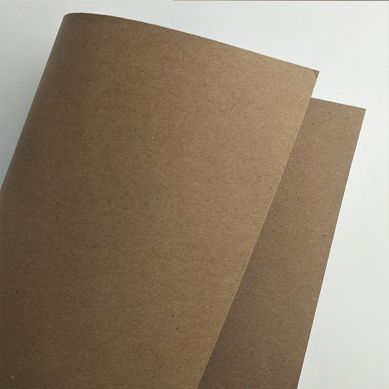 单面环保牛卡批发 满版印刷 平张供应单面棕色纸厂家