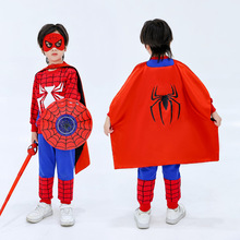 蜘蛛侠儿童卫衣男童装春秋季万圣节幼儿园奥特曼卡通动漫超人套装