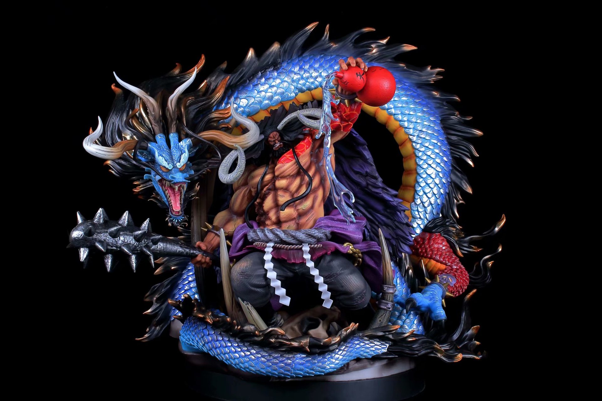 动漫周边 黑珍珠 四皇凯多 gk 共鸣 百兽团 凯多 模型手办