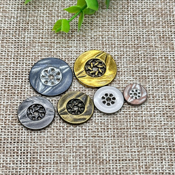 现货新款金属四眼扣衬衫扣西装西服外套纽扣毛呢大衣外套手缝扣子