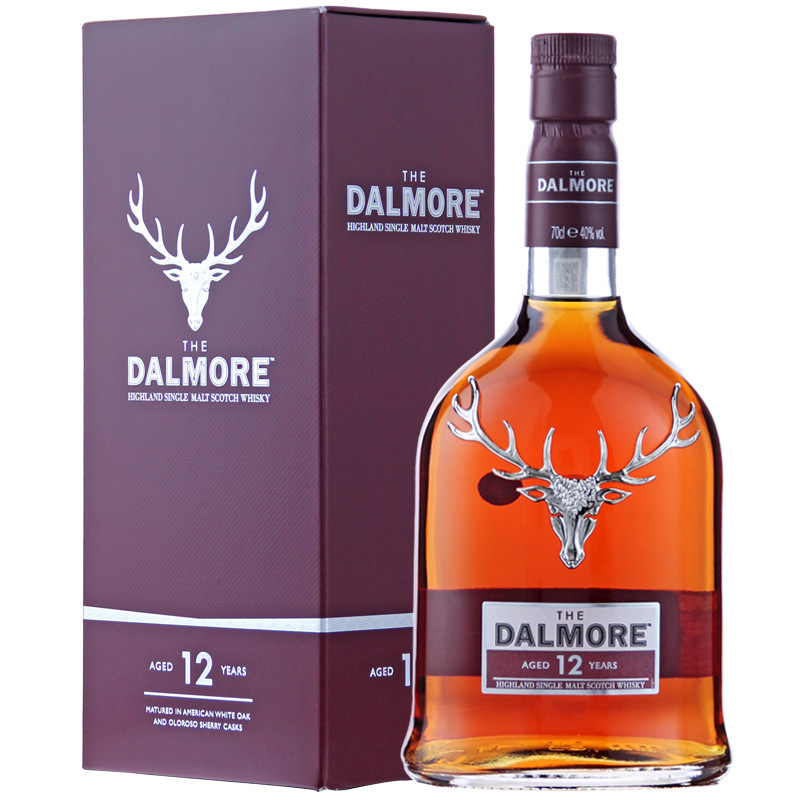 正品行货 大摩12年单一麦芽威士忌 700ml
