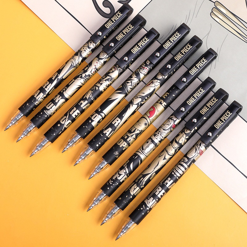 24支装盲盒笔晨光海贼王系列限定文具速干直液式笔航海王联名鬼灭