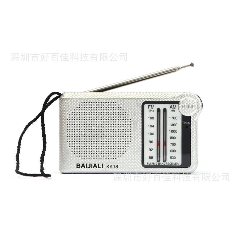 两波段老式收音机亚马逊复古便携收音机外贸fm am调频收音机批发