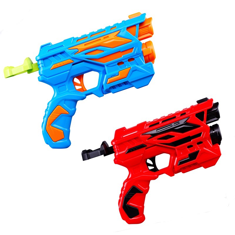 软弹弹射玩具枪 儿童玩具软弹枪拉杆装弹射击手枪造型小巧可爱