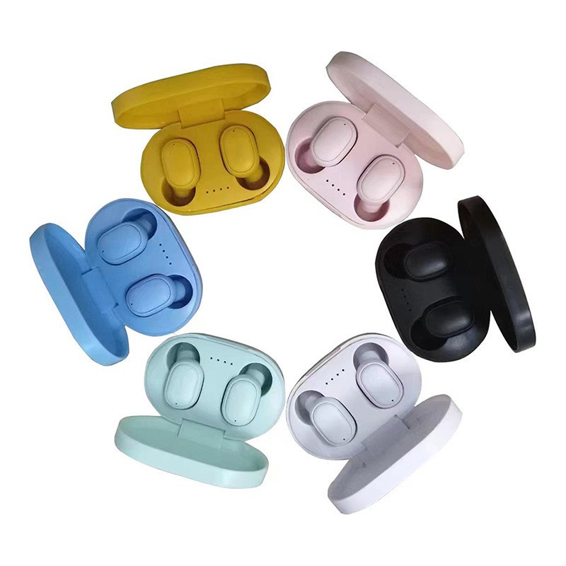 Cross-Border Hot A6s Bluetooth Headset Macaron Bluetooth 5.2 Wireless TWS Earbuds Sports Mini Type