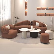 现代折叠沙发床沙发客厅简易家用组合年轻人圆形简约轻奢座椅掌上