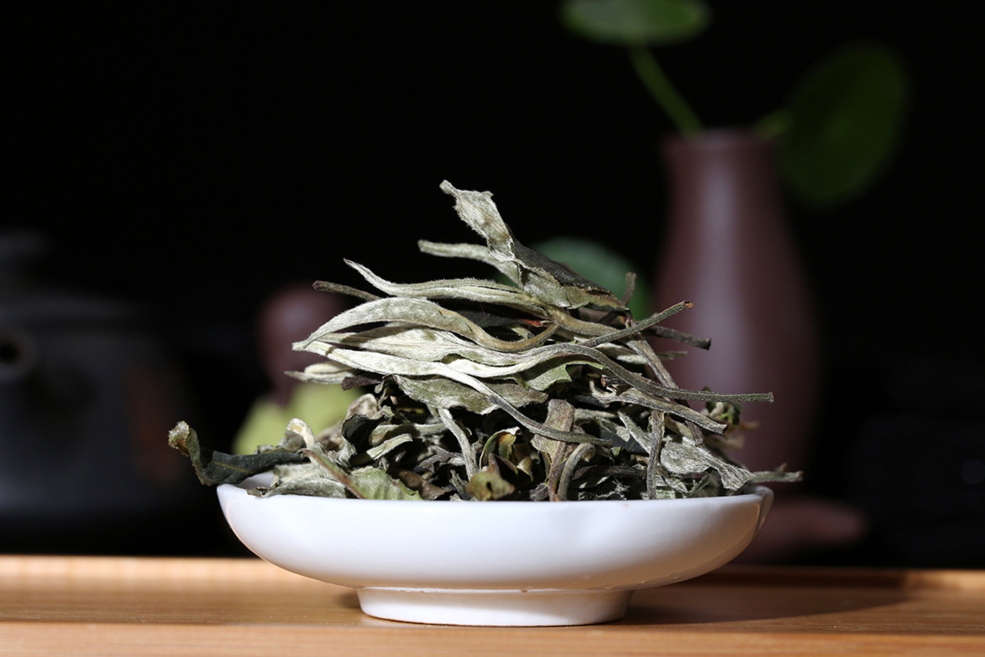 白茶2020景谷白茶福鼎安吉白茶云南月光白大白毫单芽散茶源头厂家