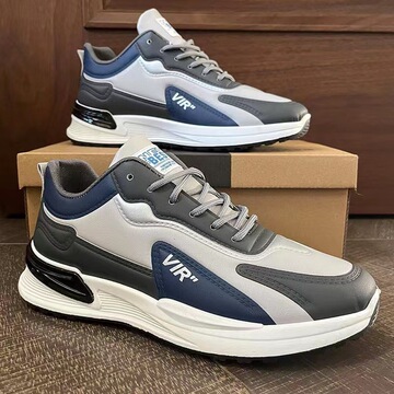 春季新款正品男鞋跑步休闲防滑鞋男士潮流运动鞋休闲鞋增高鞋爆款