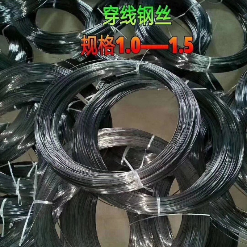 钢丝电工穿线拉线电梯井道放样65猛钢材单股穿先电线速卖通跨境