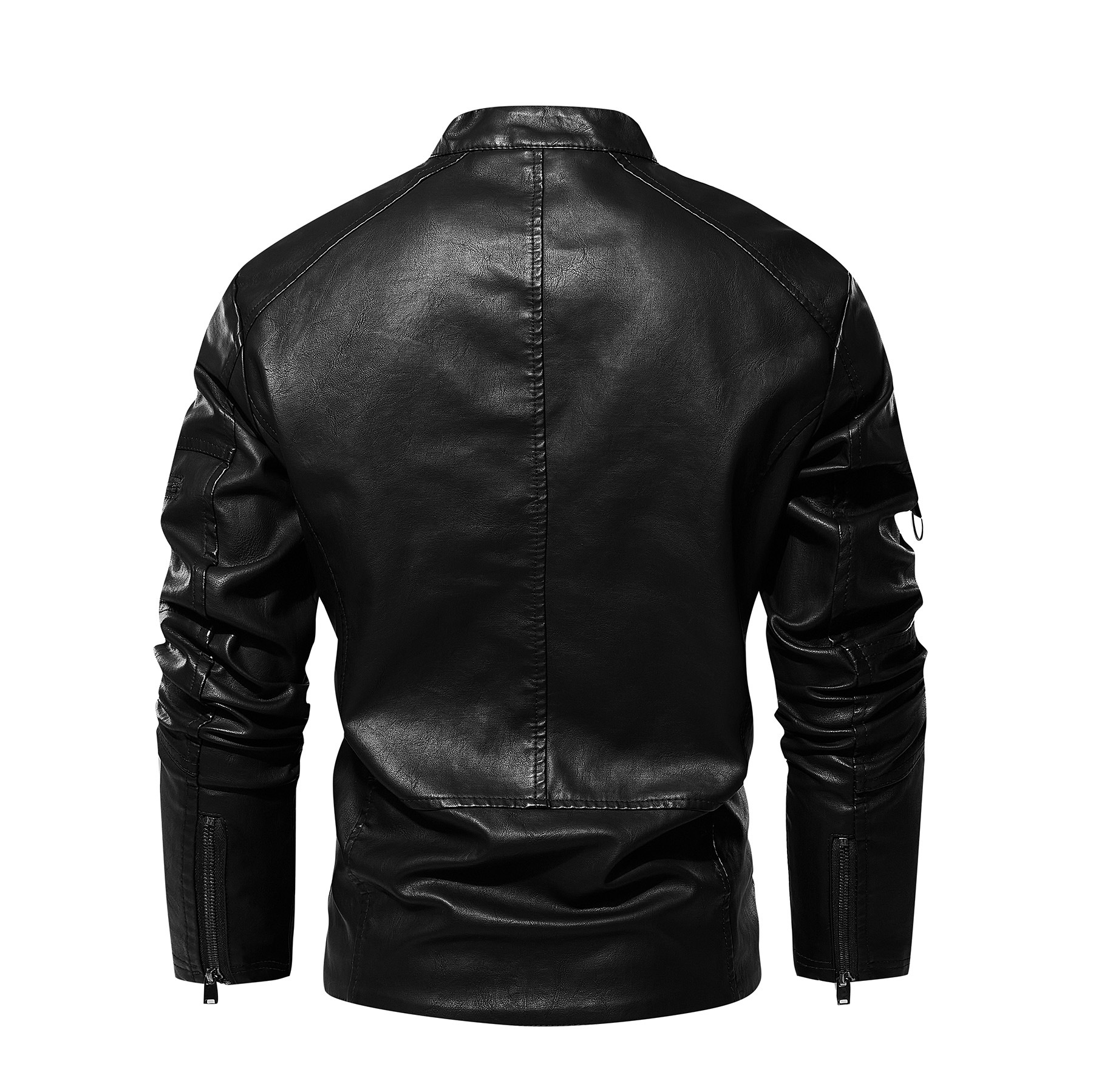 2022 New Standard Us Size Retro Washed Leather Coat Men's European and American Strong Leather Coat 1912 Cross-Border Foreign Trade Leather Coat