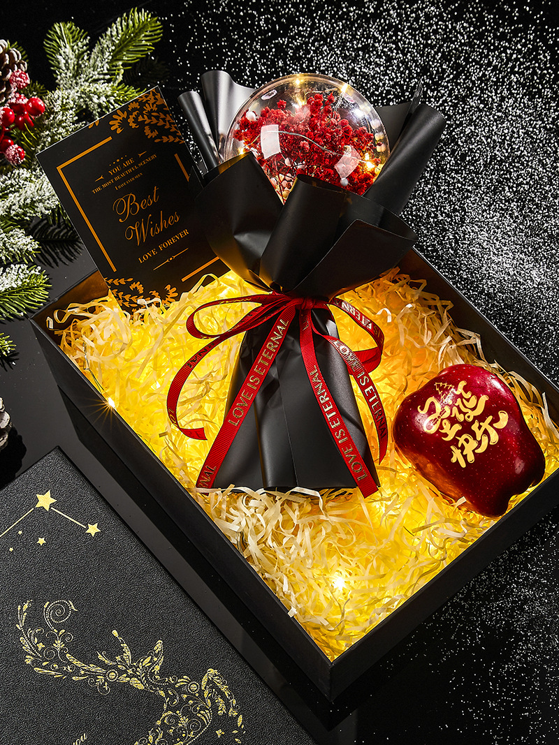 三八妇女节礼物满鹿角满天星永生花女神节创意礼品花束礼袋波波球