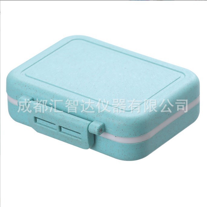 Portable 3-Grid Double Sealed Pill Box Pill Storage Box Double-Layer Sealed Medicine Sub-Packaging Medicine Kit Wholesale