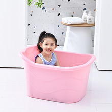 儿童洗澡桶沐浴桶宝宝泡澡桶浴盆可坐加厚小孩婴儿洗澡盆家用浴缸
