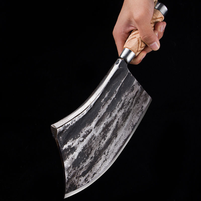 手工锻打剔骨刀斩骨刀杀猪刀屠宰刀杀牛卖肉剁骨头刀分割切菜刀具