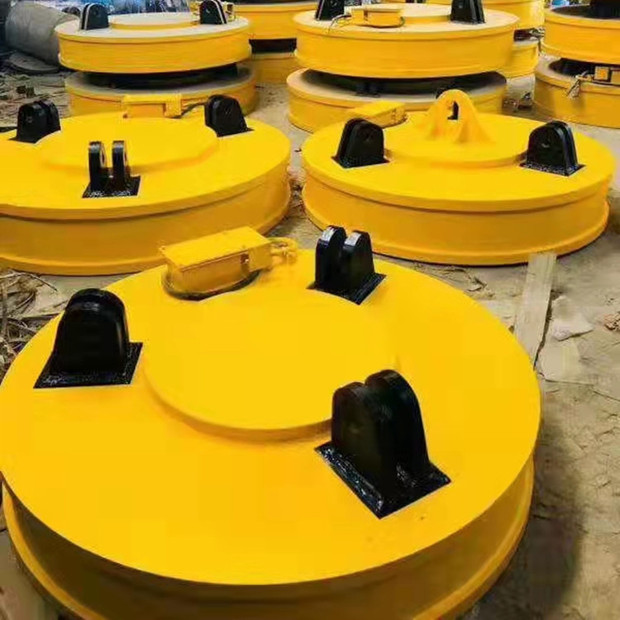 强磁电磁吸盘 废铁圆形变频电磁铁 废钢挖掘机起重机电磁吸盘