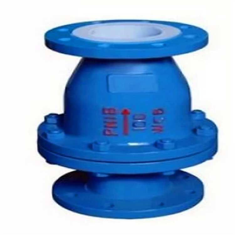 衬氟旋启式止回阀h44f46-16cdn100 旋启式耐酸碱单向阀 逆止阀