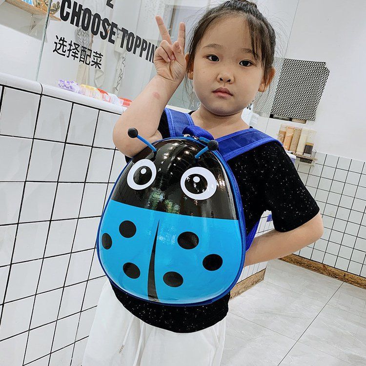 Wholesale 2023 New Cartoon Boys and Girls Schoolbag Kindergarten Children Animal Backpack Small Egg Shell Backpack Fashion