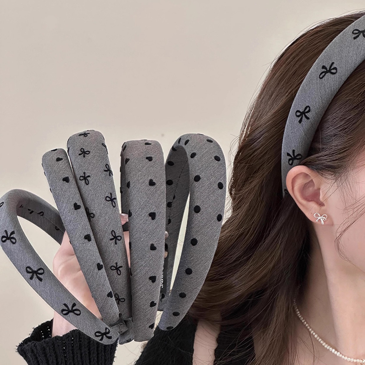 韩系宽边蝴蝶结发箍女2024新款洗脸头箍高颅顶头窟气质发卡头饰品