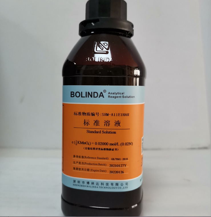01mol重铬酸钾标准溶液 500ml/瓶 带证书 支持定制,不退换货