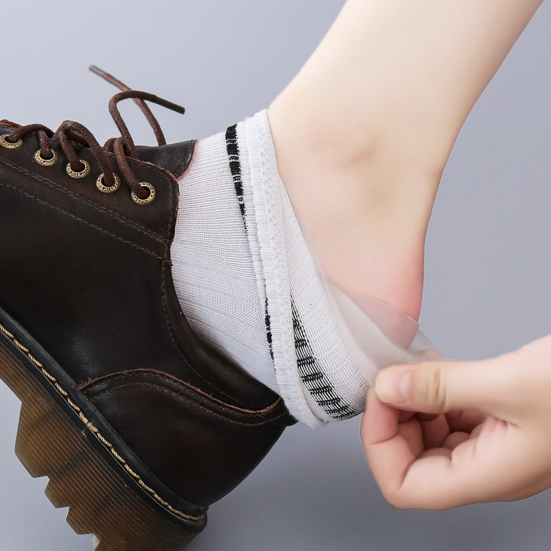 新款隐形内鞋垫5cm后跟垫半垫脱鞋女男透明仿生硅胶套脚