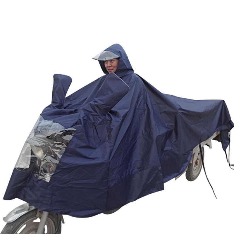 三轮车雨衣长款全身防暴雨电动摩托车骑行大人斗篷式一体帽檐骑