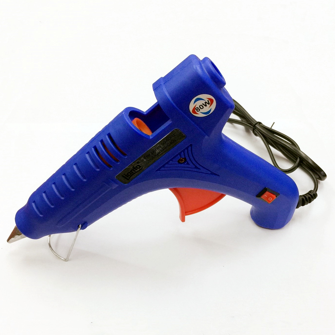 义乌联发胶枪工厂用大功率带开关热熔胶枪100瓦圆插/扁插打胶枪