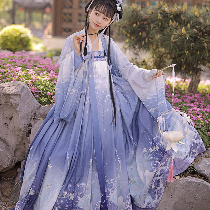 原创【蓬山远】汉服女风齐胸腰襦裙超仙大袖衫春秋款