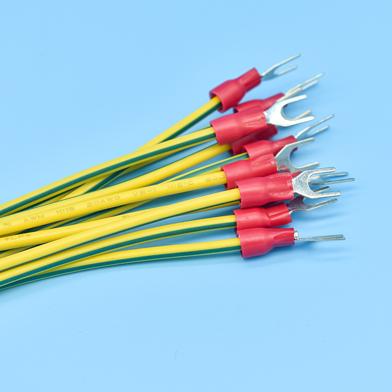 u型插簧端子线加工机器设备焊接线pcb板连接线厂家电器机械护套线