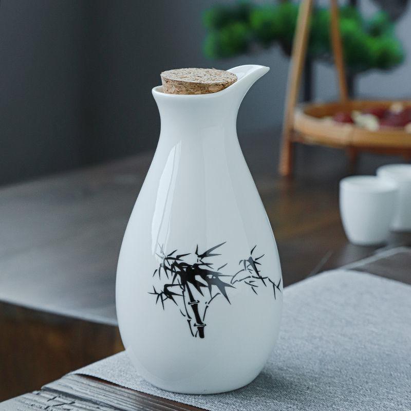 传统酒杯套装家用陶瓷酒具白酒杯仿古分酒器黄酒清酒壶古风小酒盅