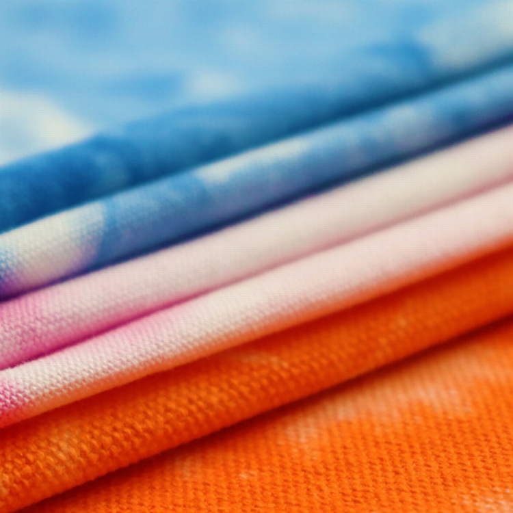活性扎染布新品活性扎染布装饰布床上用品染色扎染布面料厂家直供